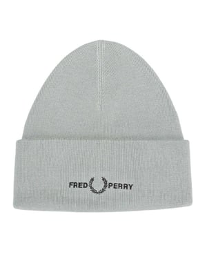 Fred Perry - Mütze für Herren/Damen Unisex, Logo (Silber)