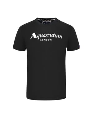 Aquascutum Herren London T-Shirt (Schwarz)