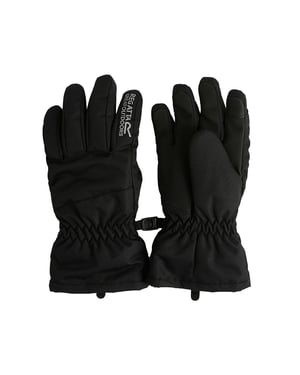 Regatta Kinder Arlie Wasserfeste Handschuhe (Schwarz)