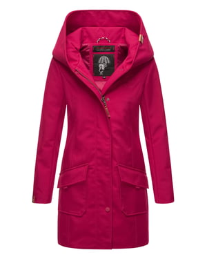 Marikoo Damen Softshelljacke – Mayleen, wasserabweisend mit Kapuze