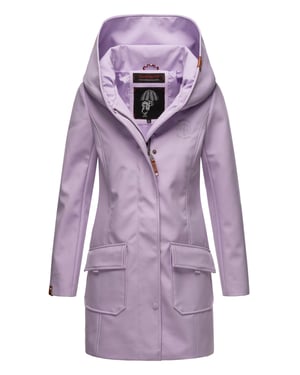 Marikoo Damen Softshelljacke – Mayleen, wasserabweisend mit Kapuze
