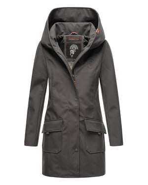 Marikoo Damen Softshelljacke – Mayleen, wasserabweisend mit Kapuze