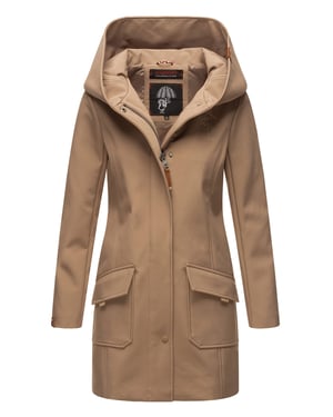 Marikoo Damen Softshelljacke – Mayleen, wasserabweisend mit Kapuze