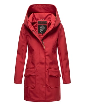 Marikoo Damen Softshelljacke – Mayleen, wasserabweisend mit Kapuze