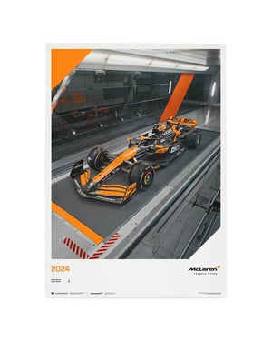 Castore 50x70cm McLaren Formel 1 Team MCL38 Poster