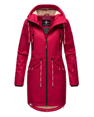 Marikoo Damen Softshelljacke – Racquellee mit Kapuze & Fleecefutter