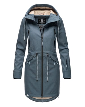 Marikoo Damen Softshelljacke – Racquellee mit Kapuze & Fleecefutter