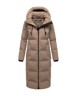 Marikoo Damen Winter Steppmantel Tikoraa mit abnehmbarer Kapuze
