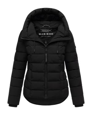 Marikoo Damen Steppjacke Tayenaa mit Kapuze & warmem Fleecefutter