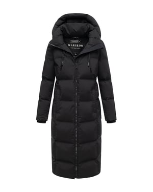 Marikoo Damen Winter Steppmantel Tikoraa mit abnehmbarer Kapuze