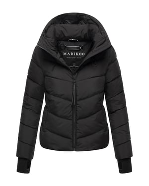 Marikoo Damen Steppjacke Yukanii mit Kapuze & femininer Passform