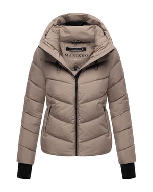Marikoo Damen Steppjacke Yukanii mit Kapuze & femininer Passform