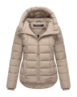 Marikoo Damen Steppjacke Tayenaa mit Kapuze & warmem Fleecefutter