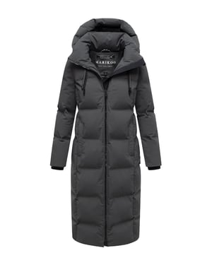 Marikoo Damen Winter Steppmantel Tikoraa mit abnehmbarer Kapuze