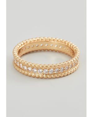 US Polo Assn Jewellery Sabrine Gelbgoldring
