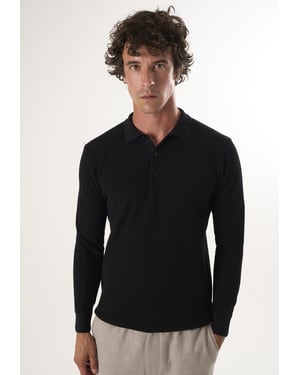 Pullover Pullover Mit Polo-Kragen Und Knöpfen