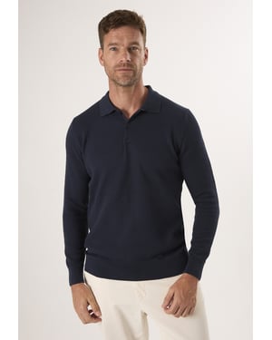 Pullover Pullover Mit Polo-Kragen Und Knöpfen