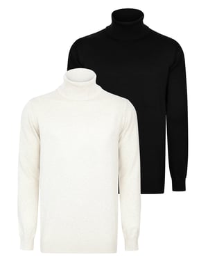Pullover Rollkragenpullover 2Er-Pack