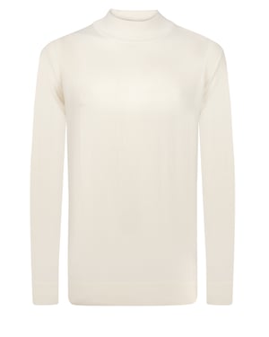 Pullover Halber Rollkragenpullover