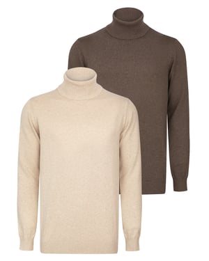 Pullover Rollkragenpullover 2Er-Pack