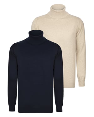 Pullover Rollkragenpullover 2Er-Pack