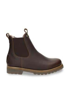 Panama Jack Herren Beny Igloo C2 Chelsea-Stiefel aus wasserdichtem Leder in Kastanienbraun
