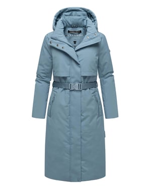 Navahoo Damen Winterparka WALDBUMMLER – wetterfest & stilvoll mit Taillengürtel