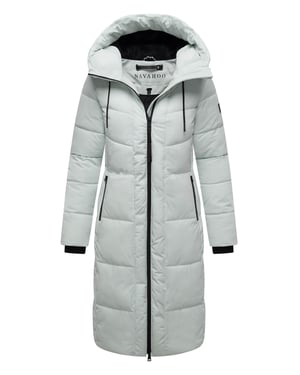 Navahoo Damen Winter Steppmantel SCHOKOKUSS – elegant, warm & funktional