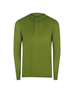 Tommy Hilfiger - Langärmliges Putting-t-shirt In Grün