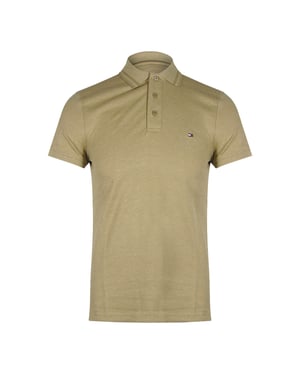 Tommy Hilfiger - Poloshirt In Dunklem Dune-beige