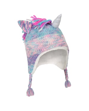 Mountain Warehouse - Fliegermütze für Kinder (Blau/Pink)