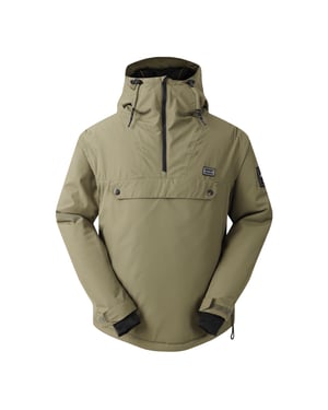 Dare 2B Herren Freeride II Colour Block Überkopf Skijacke (Olivegrün)