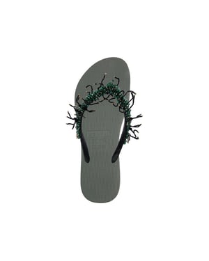 Bahia Schwarze Flip-Flops armeegrün