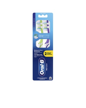 Proclean Plaque Remover Zahnbürste 40 #mittel 2 Einheiten