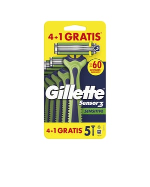 Gillette Sensor3 Sensitive Einwegrasierklingen 5 Stück