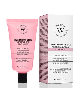 Drachenfrucht & Bha Tropische Detox-Tonmaske
