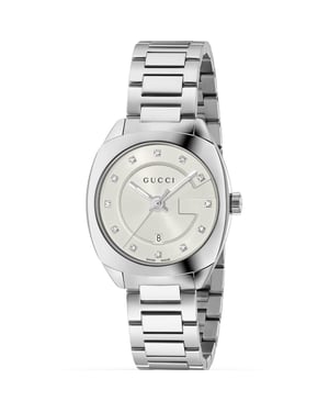 Gucci YA142504 Damen-Diamantenuhr - Eleganter Quarz-Zeitmesser