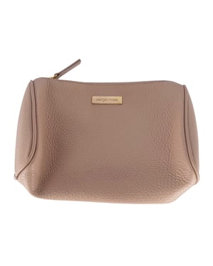 Sergio Rossi Kosmetiktasche aus rosa Leder