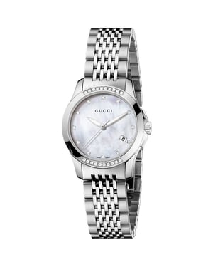 Gucci YA126510 G-Timeless Perlmutt Damenuhr