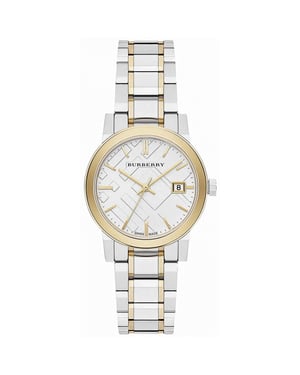 Burberry Ladies Two Tone The City Watch BU9115 - Eleganter Zeitmesser