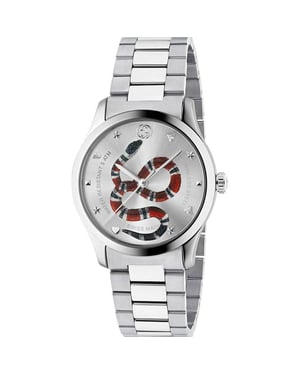 Gucci G-Timeless YA1264076 Herrenuhr - elegantes Design aus Edelstahl
