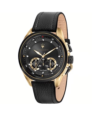 Maserati R8871612033 Herren-Chronographenuhr mit schwarzem Zifferblatt