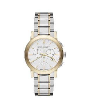 Burberry Die Stadt Unisex zweifarbige Chronograph Uhr BU9751