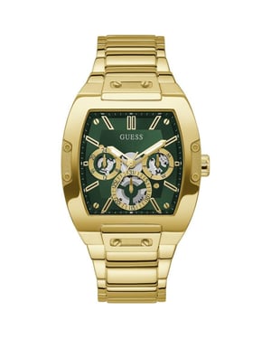 Stilvolle Guess GW0456G3 Phoenix Herrenuhr mit Gold-Ton-Design