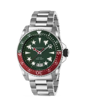 Gucci Dive Herrenuhr 45mm - YA136222 - Stilvoller und langlebiger Zeitmesser