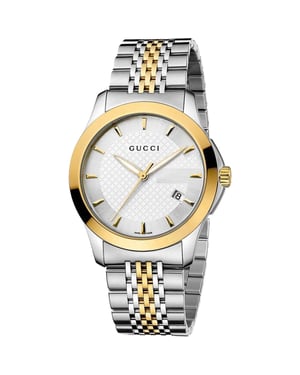 Gucci YA126409 G-Timeless Two-Tone Herrenuhr - Stilvolle Eleganz
