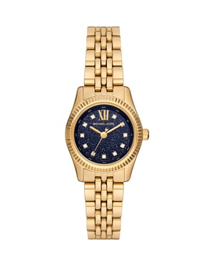 Anspruchsvolle Michael Kors MK4802 Damenuhr mit blauem Zifferblatt