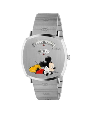 Gucci YA157419 Grip 35mm Unisex-Edelstahl-Uhr - stilvoll und langlebig