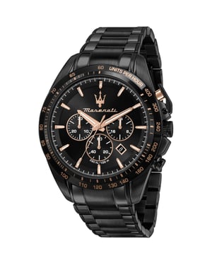 Maserati R8873612048 Traguardo Chronograph Herrenuhr mit schwarzem Zifferblatt