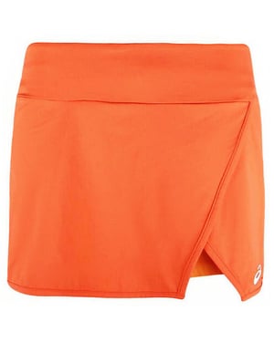 Asics Motion Dry Athletinnen Orange Tennis Skort